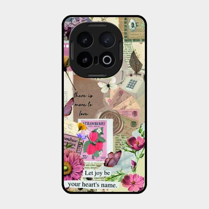 Vintage Vibes Glass Case Cover For Iqoo 13 5G