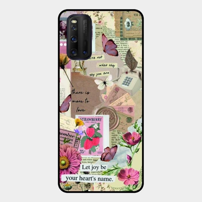 Vintage Vibes Glass Case Cover For Iqoo 3 5G