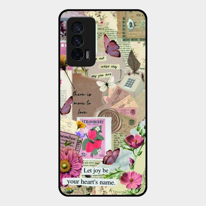 Vintage Vibes Glass Case Cover For Iqoo 7 5G