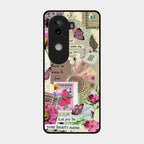 Vintage Vibes Glass Case Cover For Iqoo Z9S 5G