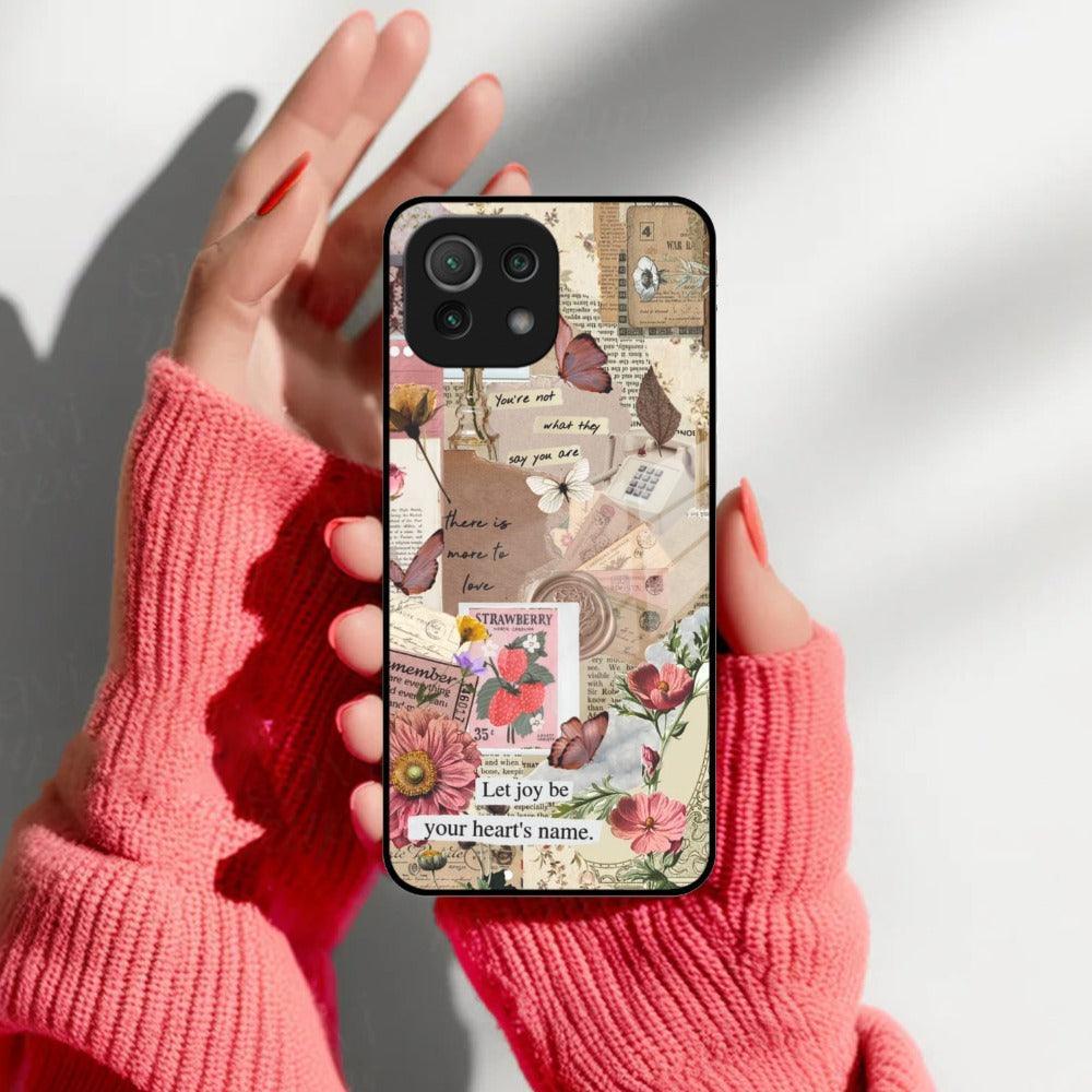 Vintage Vibes Glass Case Cover For Redmi/Xiaomi - ShopOnCliQ