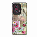 Vintage Vibes Glass Case Cover For Motorola Edge 50 Fusion 5G