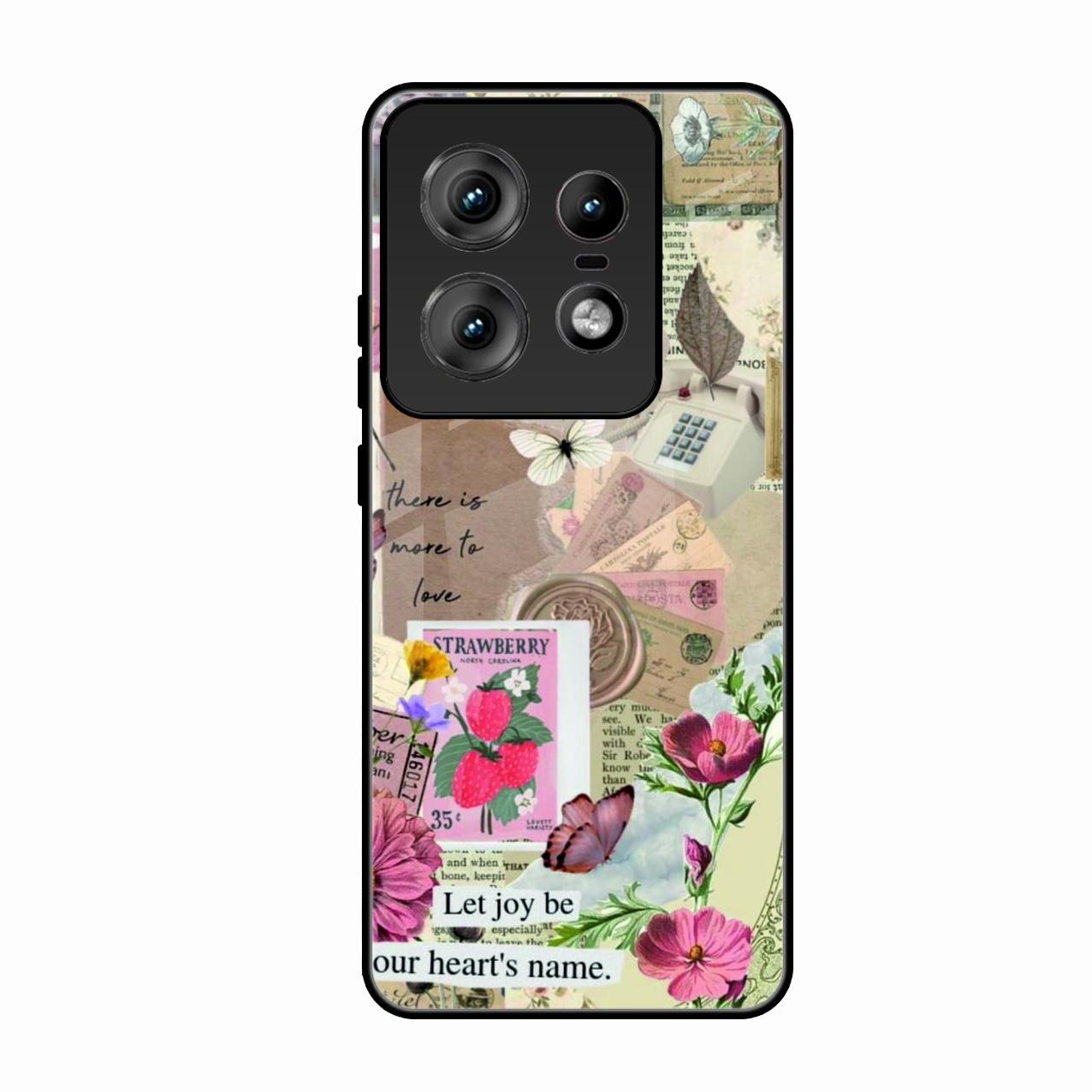 Vintage Vibes Glass Case Cover For Motorola Edge 50 Pro