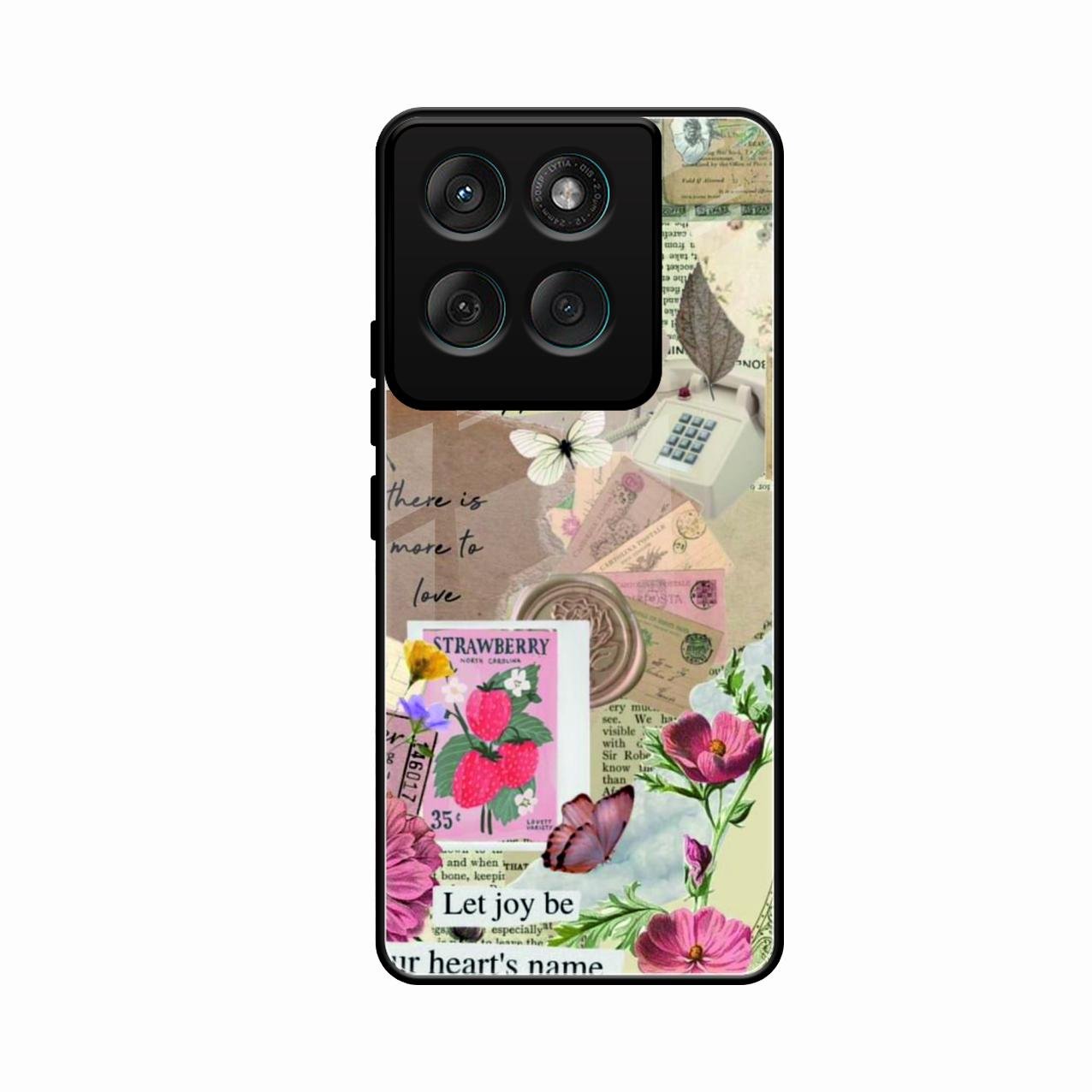 Vintage Vibes Glass Case Cover For Motorola Edge 60 Fusion 5G
