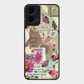Vintage Vibes Glass Case Cover For Motorola G45 5G