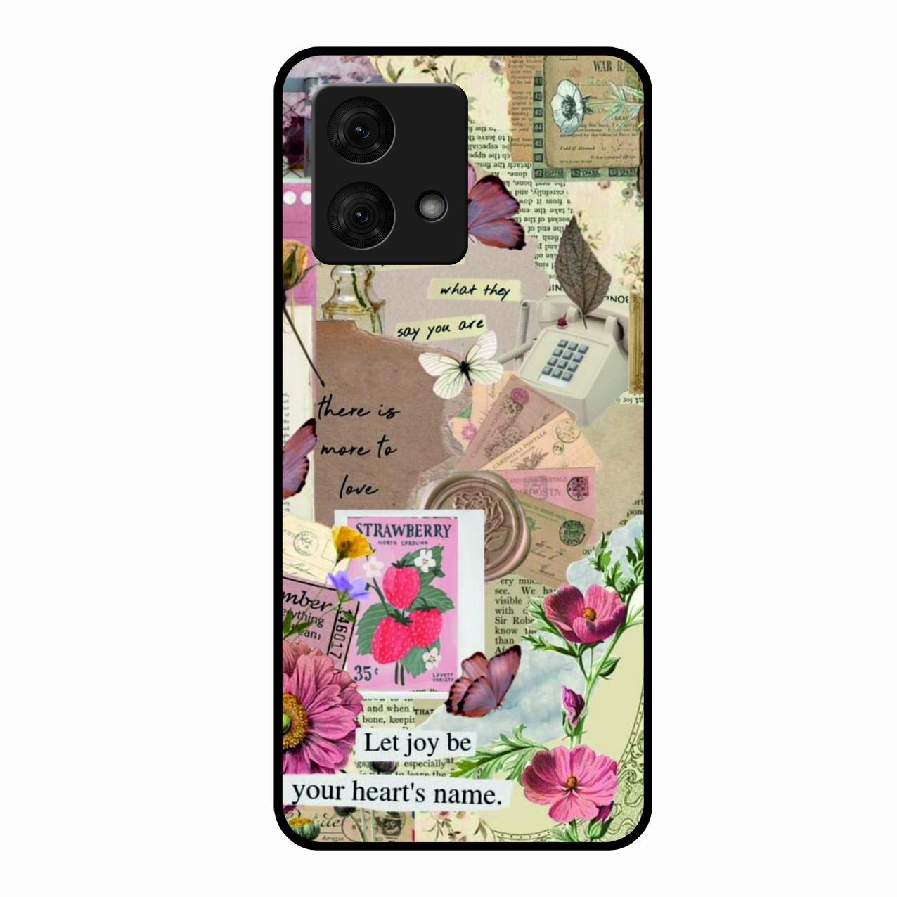 Vintage Vibes Glass Case Cover For Motorola g84 5G