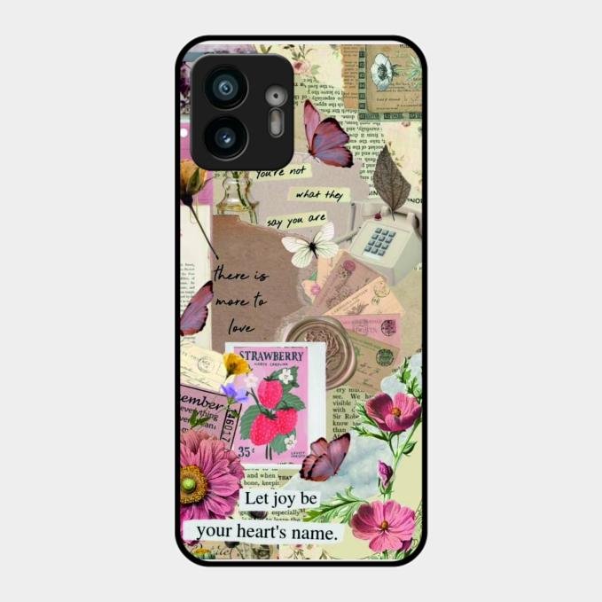 Vintage Vibes Glass Case Cover For Nothing Phone 2