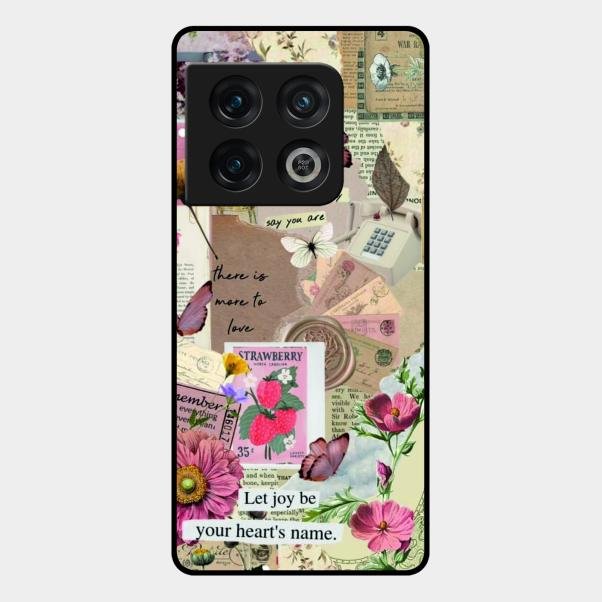 Vintage Vibes Glass Case Cover For Oneplus 10 Pro 5G