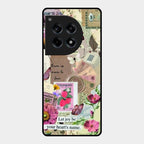 Vintage Vibes Glass Case Cover For Oneplus 12R 5G