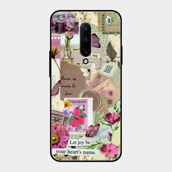 Vintage Vibes Glass Case Cover For Oneplus 7 Pro