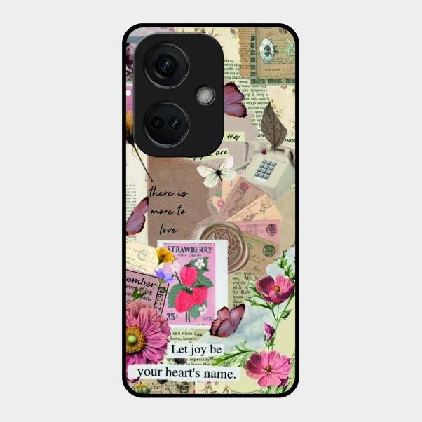 Vintage Vibes Glass Case Cover For Oneplus Nord Ce 3 5G