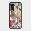 Vintage Vibes Glass Case Cover For Oppo A5 5G