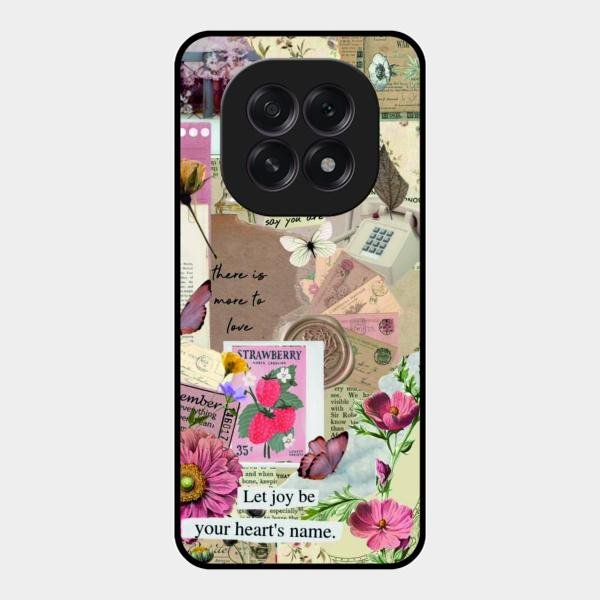 Vintage Vibes Glass Case Cover For Oppo F29 5G
