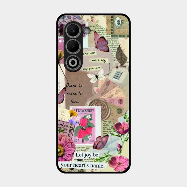 Vintage Vibes Glass Case Cover For Oppo K13X 5G