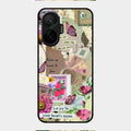 Vintage Vibes Glass Case Cover For Poco F7 5G