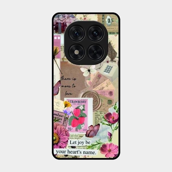 Vintage Vibes Glass Case Cover For Poco X7 5G