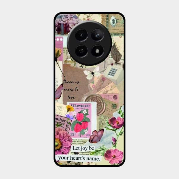 Vintage Vibes Glass Case Cover For Realme 12X 5G