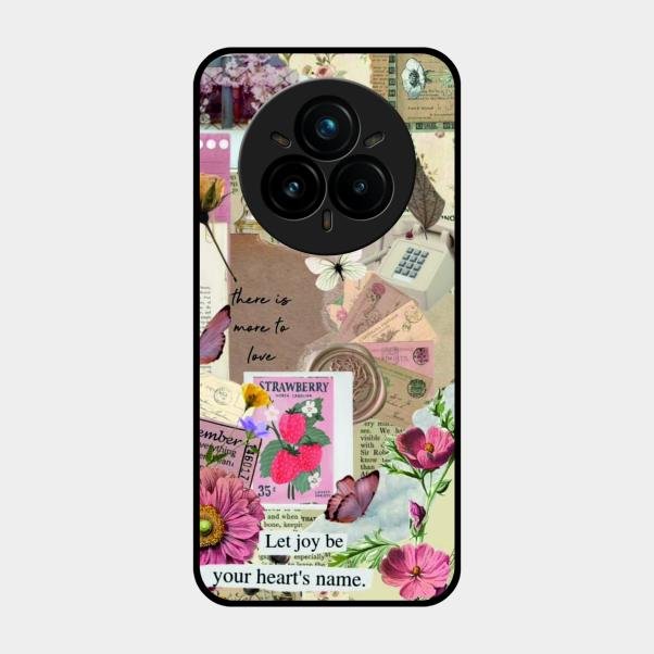 Vintage Vibes Glass Case Cover For Realme 14 Pro 5G