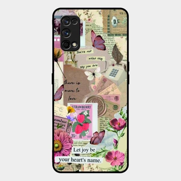 Vintage Vibes Glass Case Cover For Realme 7 Pro