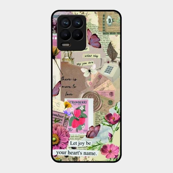Vintage Vibes Glass Case Cover For Realme 8 Pro