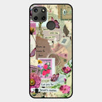Vintage Vibes Glass Case Cover For Realme C21Y