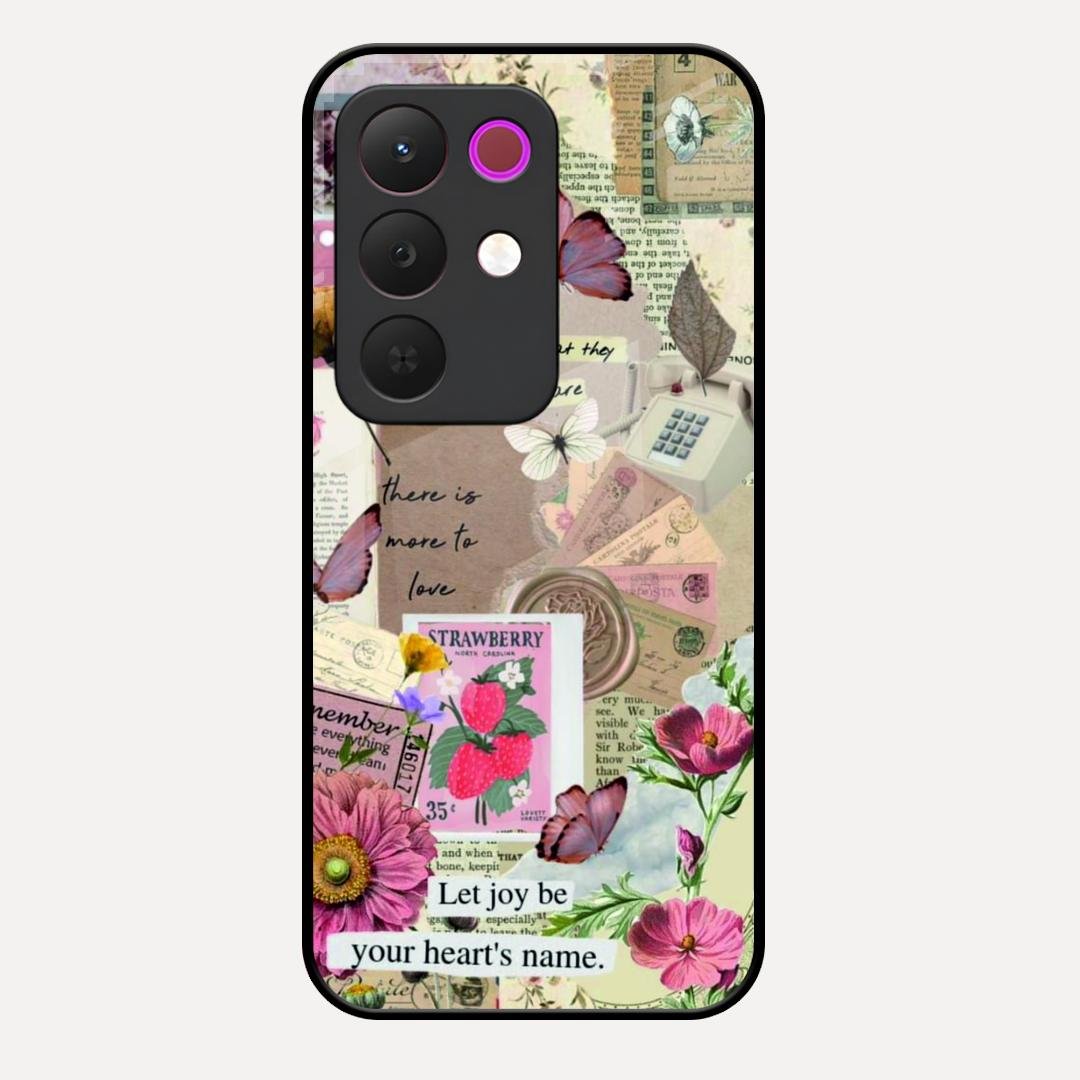 Vintage Vibes Glass Case Cover For Realme C85 5G