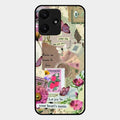Vintage Vibes Glass Case Cover For Redmi 12 5G