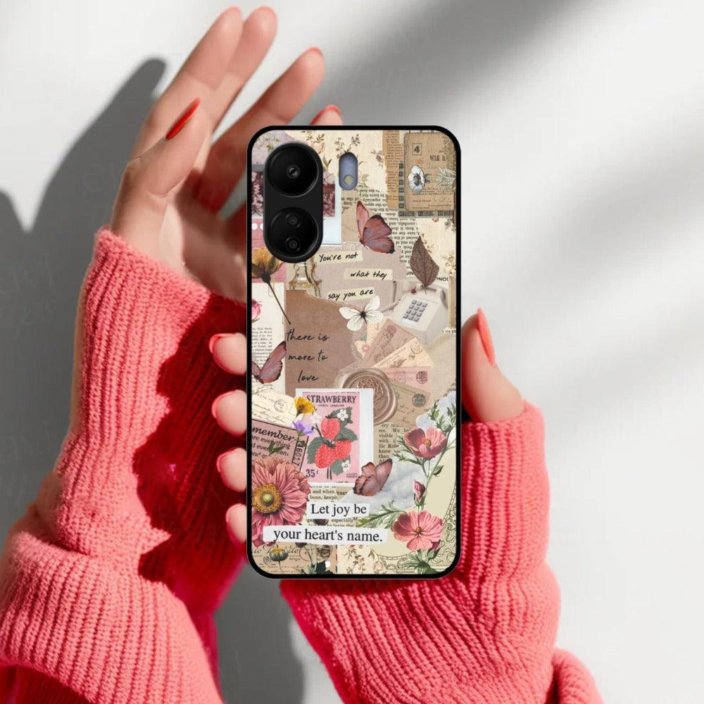 Vintage Vibes Glass Case Cover For Redmi/Xiaomi - ShopOnCliQ