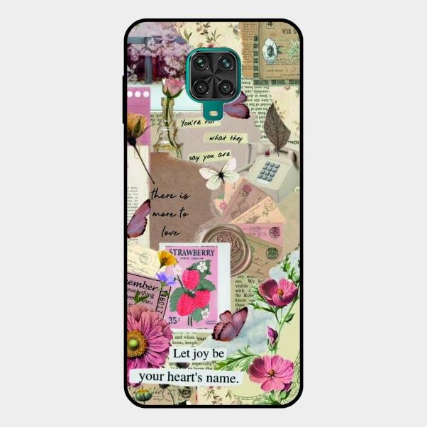 Vintage Vibes Glass Case Cover For Redmi Note 10 Lite