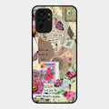 Vintage Vibes Glass Case Cover For Redmi Note 10