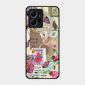 Vintage Vibes Glass Case Cover For Redmi Note 12 4G