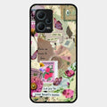 Vintage Vibes Glass Case Cover For Redmi Note 12 5G