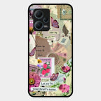 Vintage Vibes Glass Case Cover For Redmi Note 12 5G