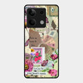 Vintage Vibes Glass Case Cover For Redmi Note 13 5G