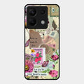 Vintage Vibes Glass Case Cover For Redmi Note 13 Pro 5G