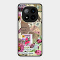 Vintage Vibes Glass Case Cover For Redmi Note 14 Pro Plus 5G
