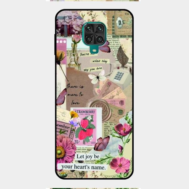 Vintage Vibes Glass Case Cover For Redmi Note 9 Pro