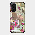 Vintage Vibes Glass Case Cover For Samsung Galaxy A14 5G