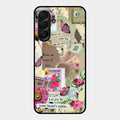 Vintage Vibes Glass Case Cover For Samsung Galaxy A17 5G