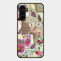 Vintage Vibes Glass Case Cover For Samsung Galaxy A36 5G