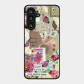 Vintage Vibes Glass Case Cover For Samsung Galaxy F55 5G