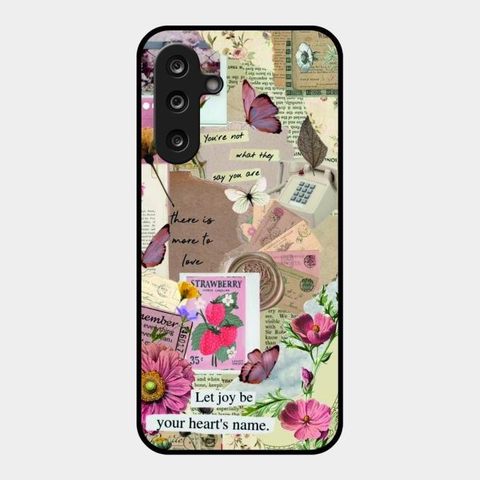 Vintage Vibes Glass Case Cover For Samsung Galaxy M16 5G