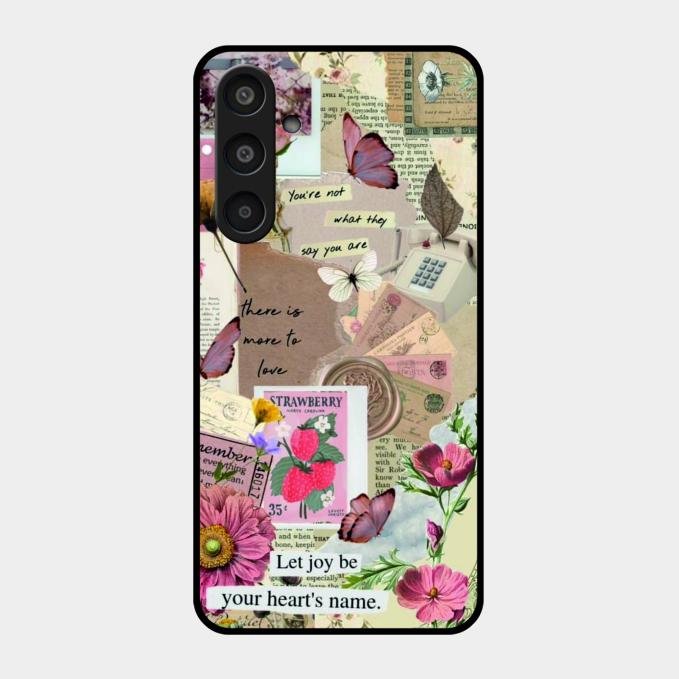 Vintage Vibes Glass Case Cover For Samsung Galaxy M35 5G