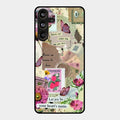 Vintage Vibes Glass Case Cover For Samsung Galaxy M55 5G