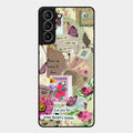Vintage Vibes Glass Case Cover For Samsung Galaxy S21 Plus
