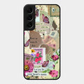 Vintage Vibes Glass Case Cover For Samsung Galaxy S22 Plus 5G