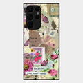 Vintage Vibes Glass Case Cover For Samsung Galaxy S22 Ultra 5G