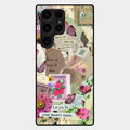 Vintage Vibes Glass Case Cover For Samsung Galaxy S25 Ultra 5G