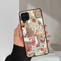 Vintage Vibes Glass Case Cover For Samsung Galaxy A42 5G