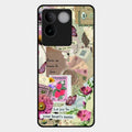 Vintage Vibes Glass Case Cover For Vivo T2 Pro 5G